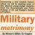 Military matimony